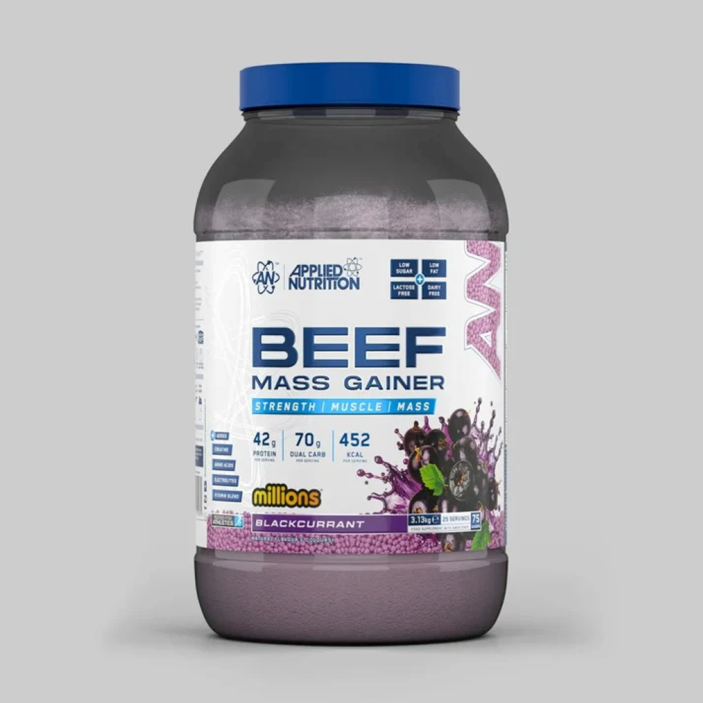 Proteina Masa Musculara, Applied Nutrition, Beef Mass Gainer, 3.13kg