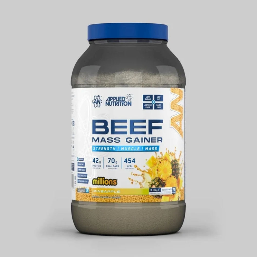 Proteina Masa Musculara, Applied Nutrition, Beef Mass Gainer, 3.13kg