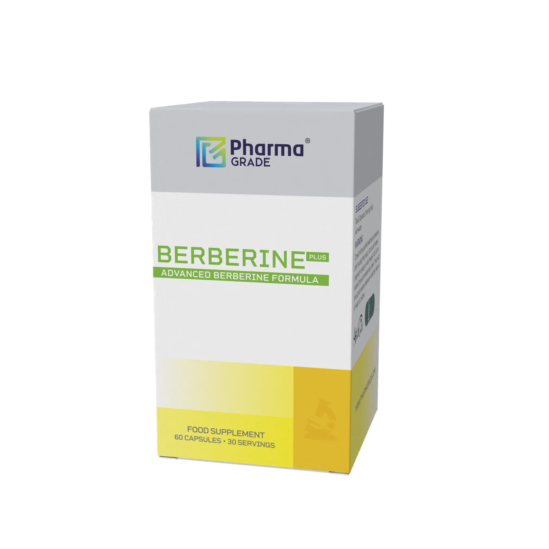 Berberina, Pharma Grade®, Berberine Plus, 60 Capsule