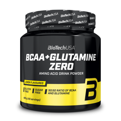 Aminoacizi BCAA+Glutamina, BioTechUSA, BCAA+Glutamine Zero, 480g