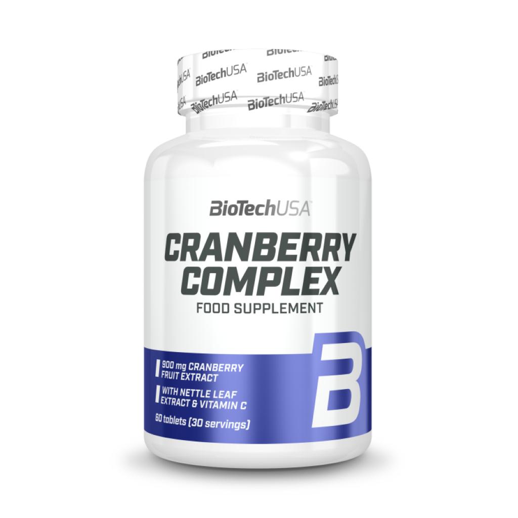 Extract de Merișor și Vitamina C, BioTechUSA, Cranberry Complex, 60 Tablete