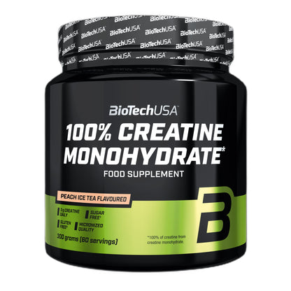 Creatina Monohidrata, BioTechUSA, 100% Creatine Monohydrate, 300g