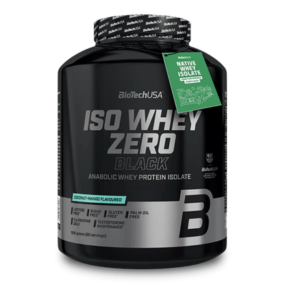 Proteina din Zer, BioTechUSA, Iso Whey Zero Black, 1816g