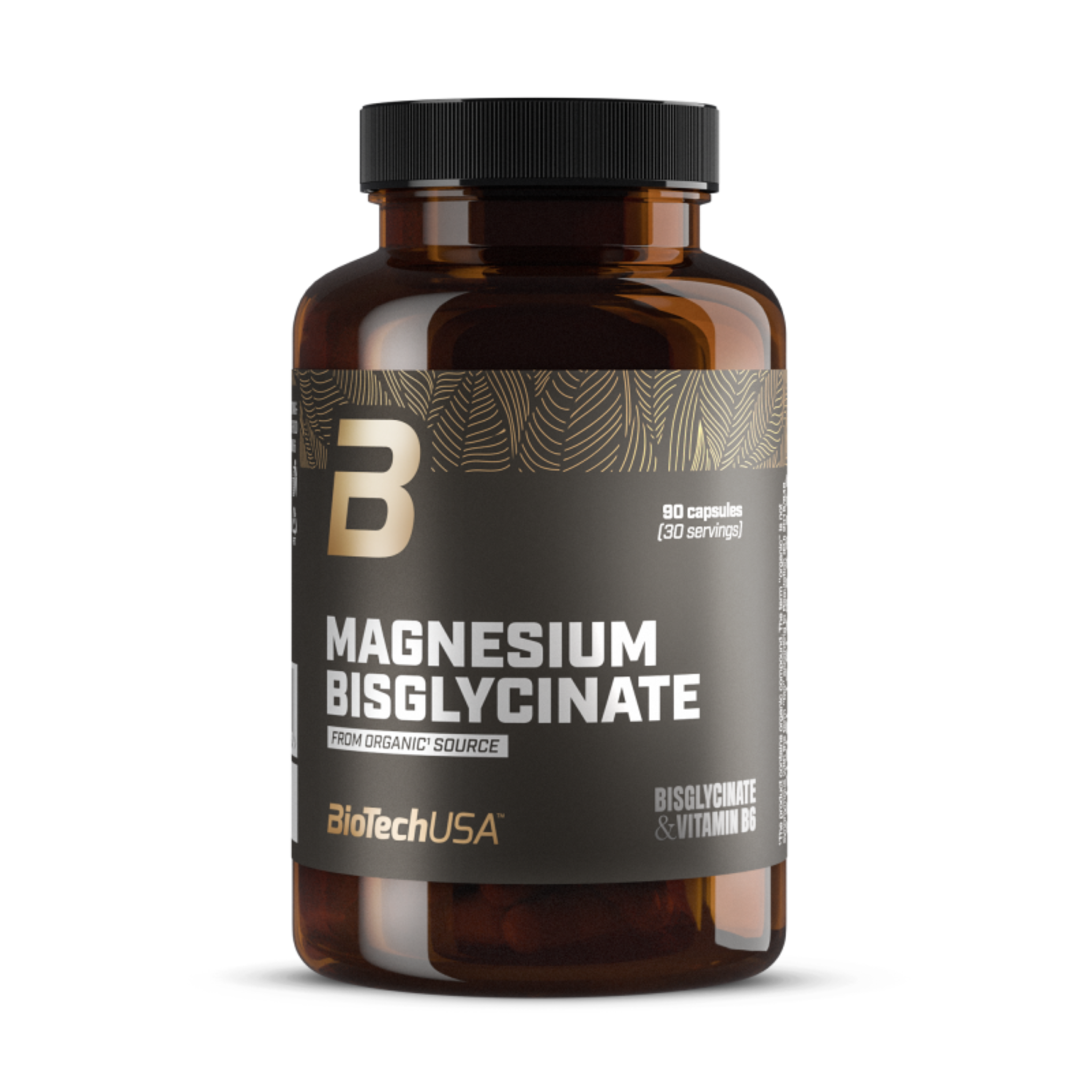 Magneziu Bisglicinat, BioTechUSA, Magnesium Bisglycinate, Organic Source, 90 Capsule