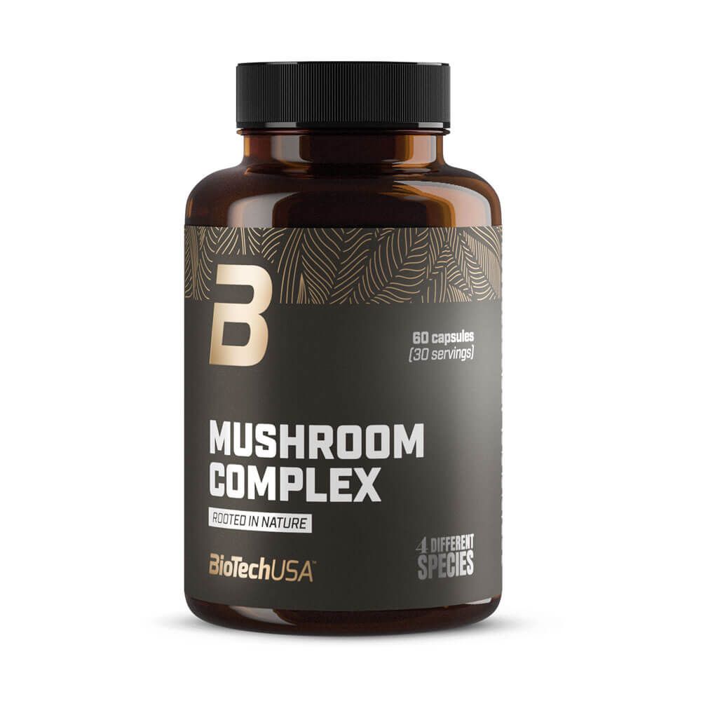Complex de Ciuperi, BioTechUSA, Mushroom Complex, 60 Capsules