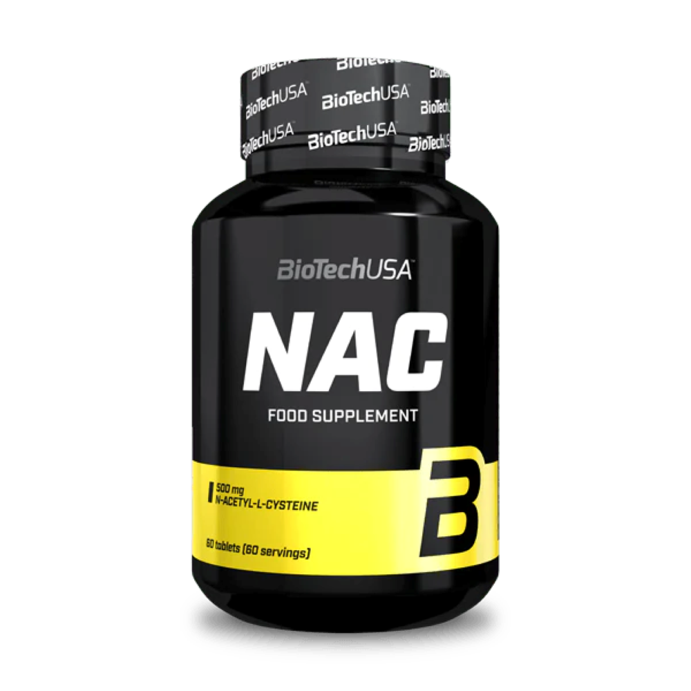 N-acetil-L-cisteină, BioTechUSA, NAC, 60 Tablete