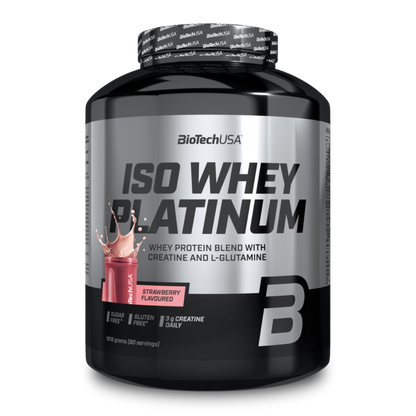 Proteina din Zer Izolat, BioTechUSA, Iso Whey Platinum, 1800g