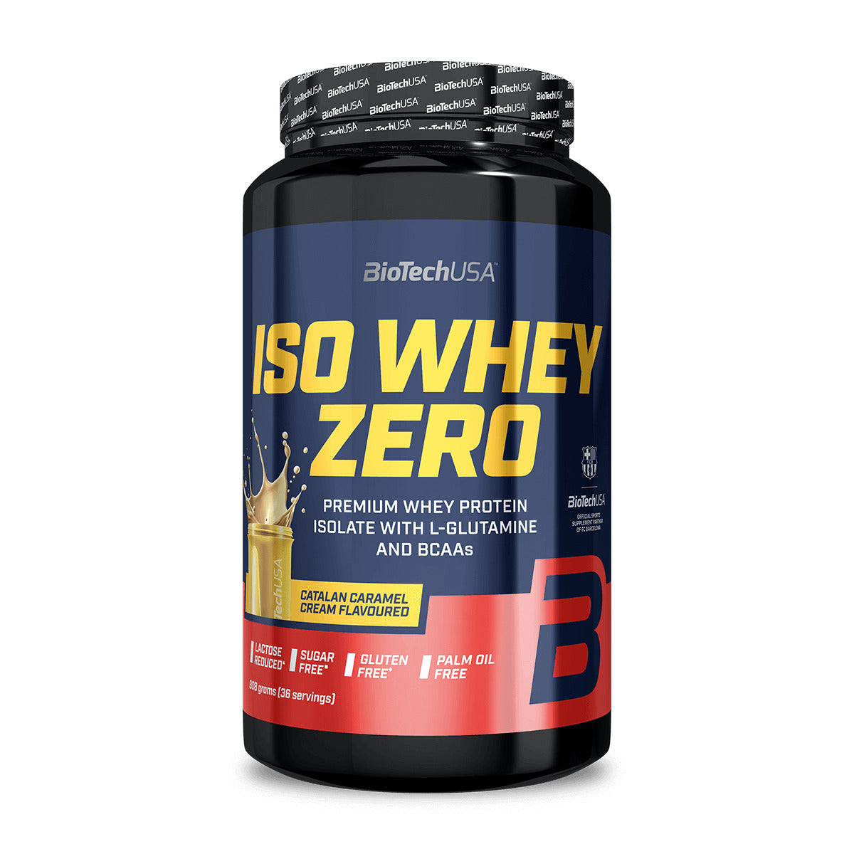 Proteina din Zer Izolata, BioTechUSA, Iso Whey Zero x FC Barcelona, 908g