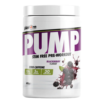 Pre-Workout Fara Stimulent, PER4M, Pump Non-Stim Pre-Workout, 495g