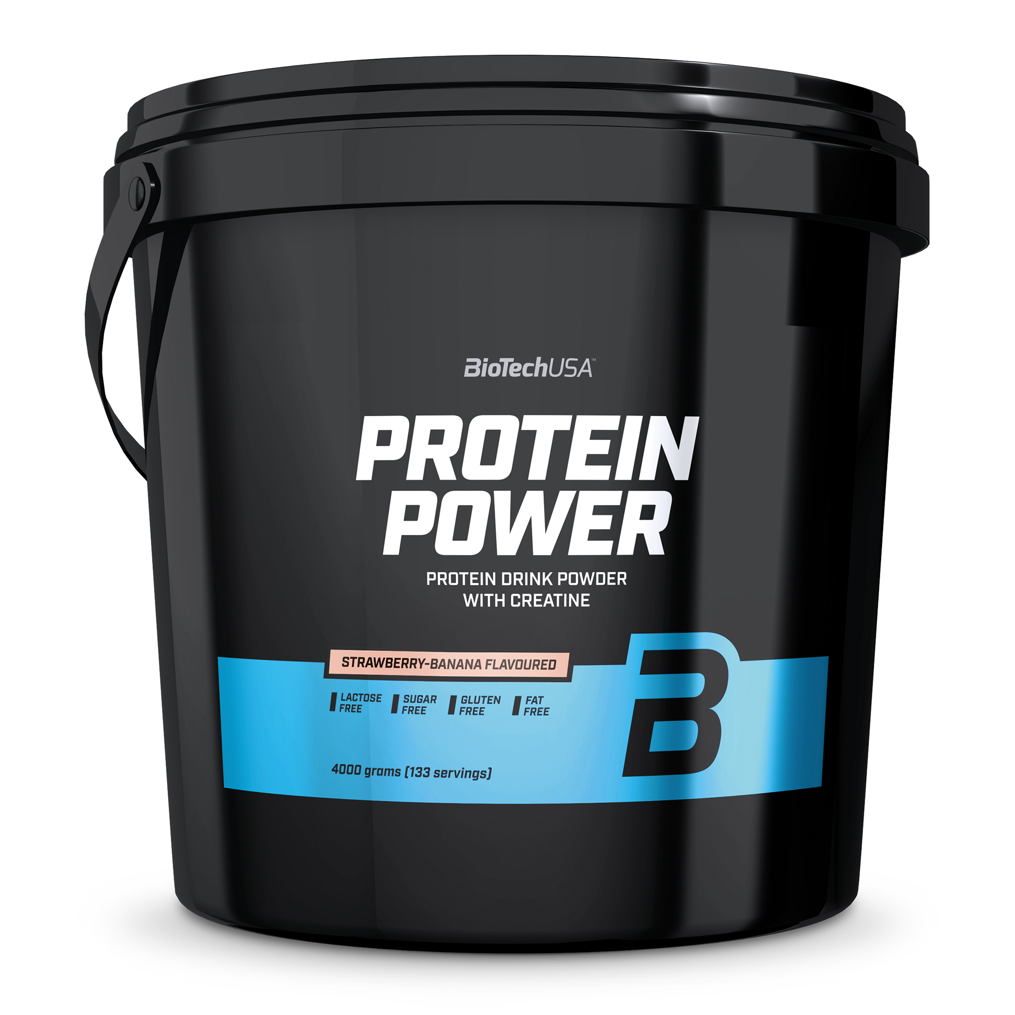 Blend Proteic, BioTechUSA, Protein Power, 4000g, Strawberry-Banana