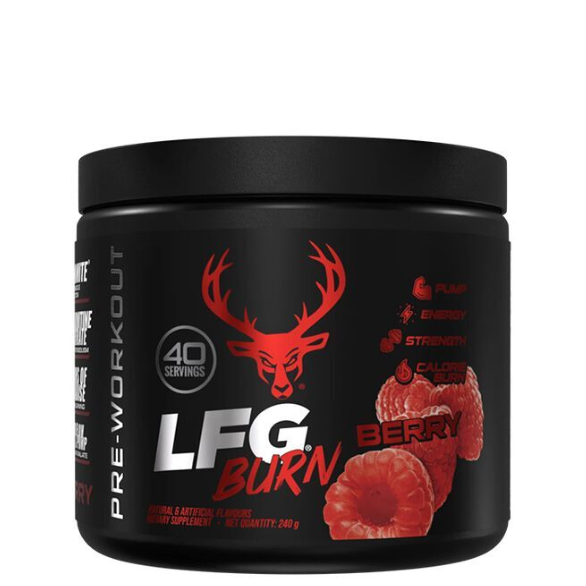 Pre-Workout + Termogenic, Bucked Up, LFG Burn, 240g