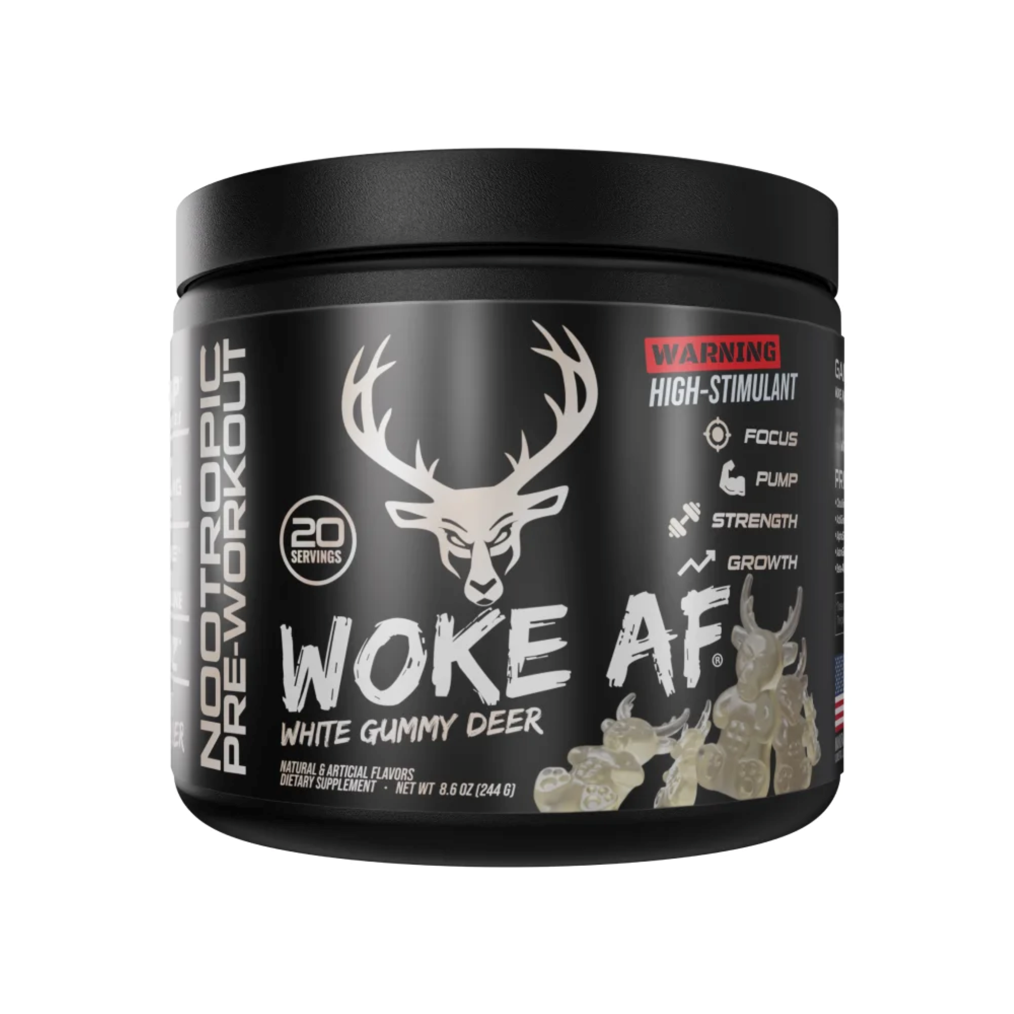 Pre-Workout, Bucked Up, Woke AF, 260g