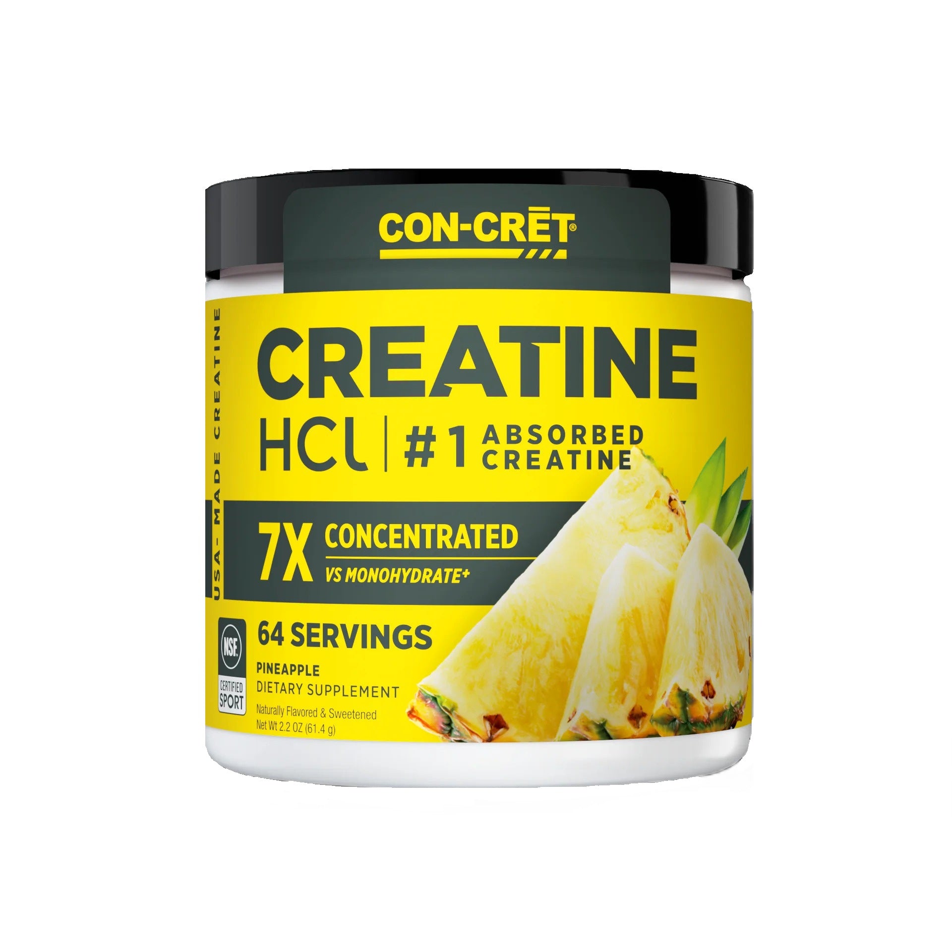 Creatina Hidroclorida, CON-CRĒT® Creatine HCl, 64 Servings