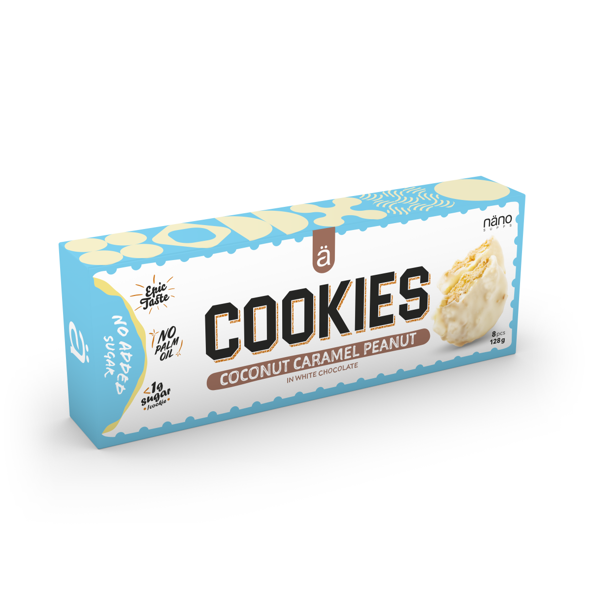 Cookies Proteice, Nanosupps, Cookies, 128g