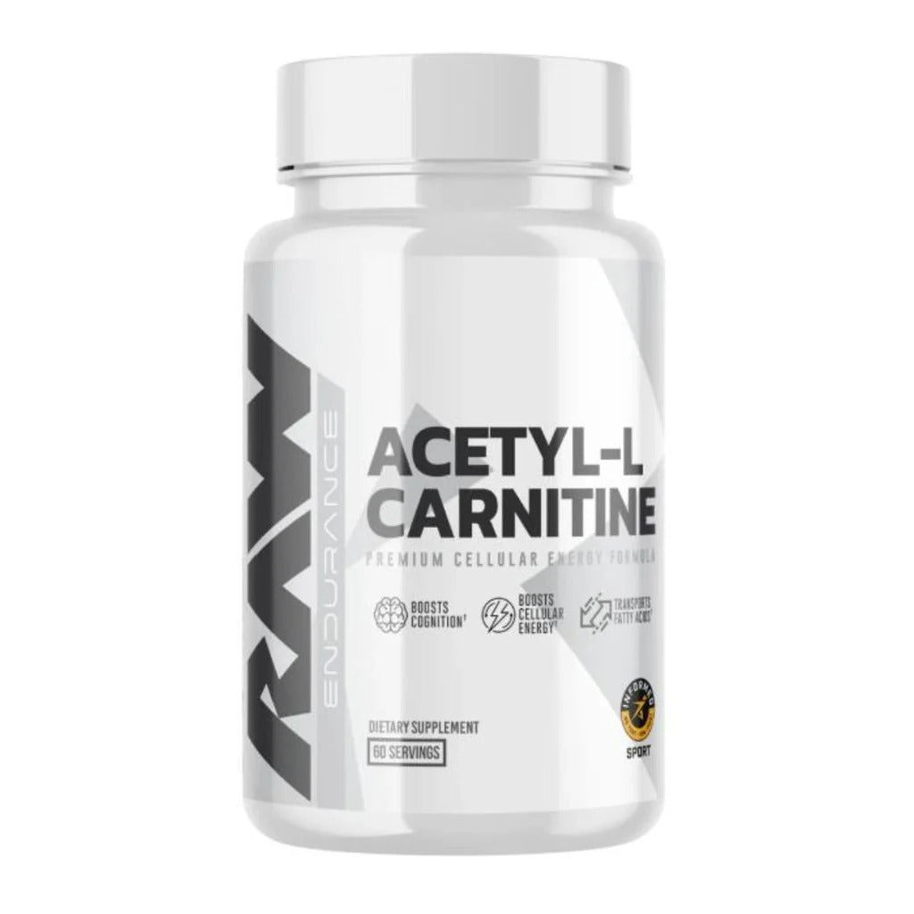 Acetil L-Carnitina, RAW Nutrition, Acetyl L-Carnitine, 60 Capsule