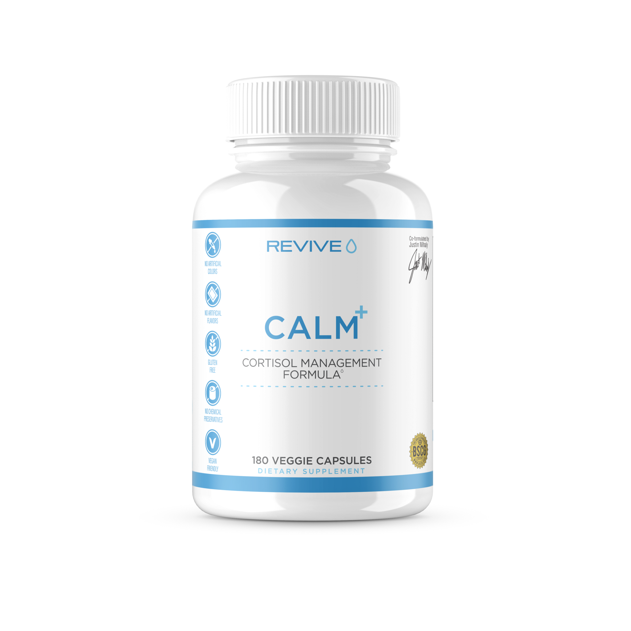 Supliment Adaptogen, Revive, Calm+, 180 Capsule