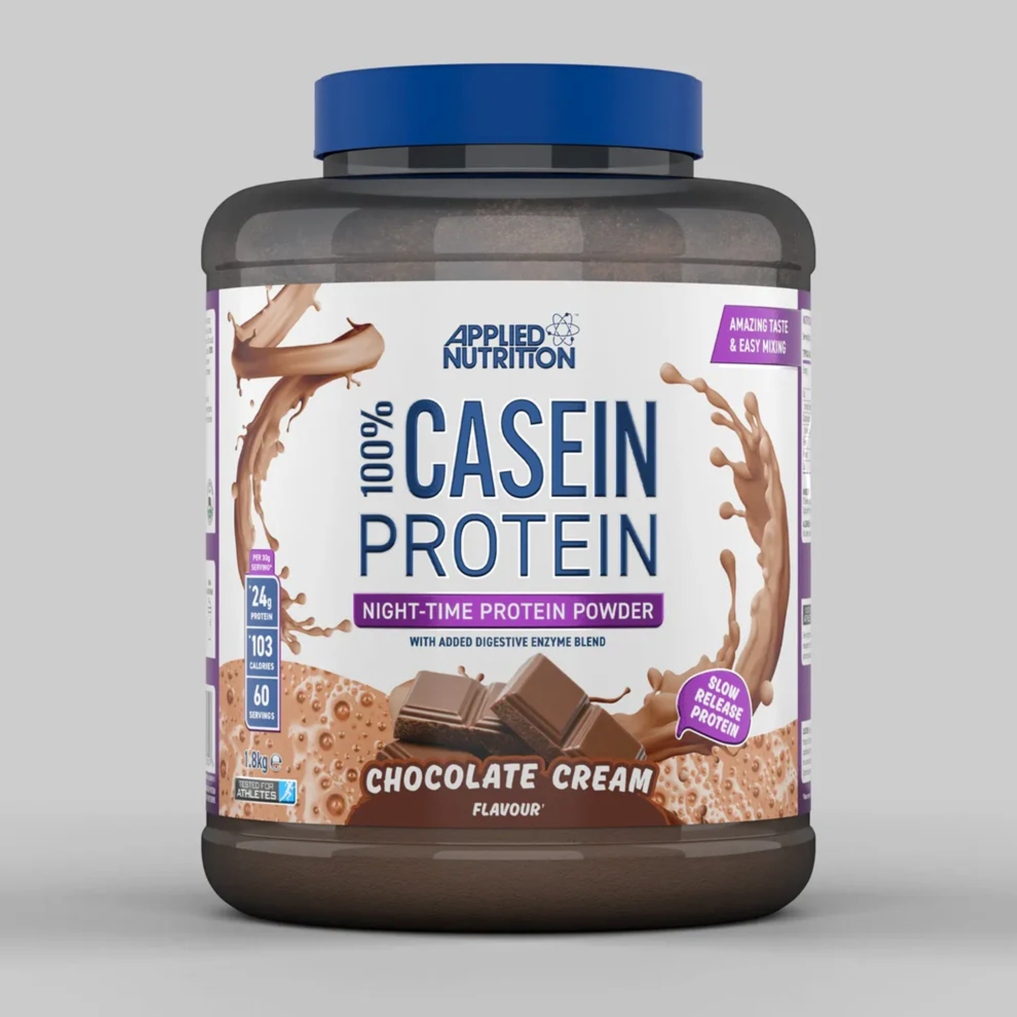 Cazeina, Applied Nutrition, 100% Casein Protein, 1800g
