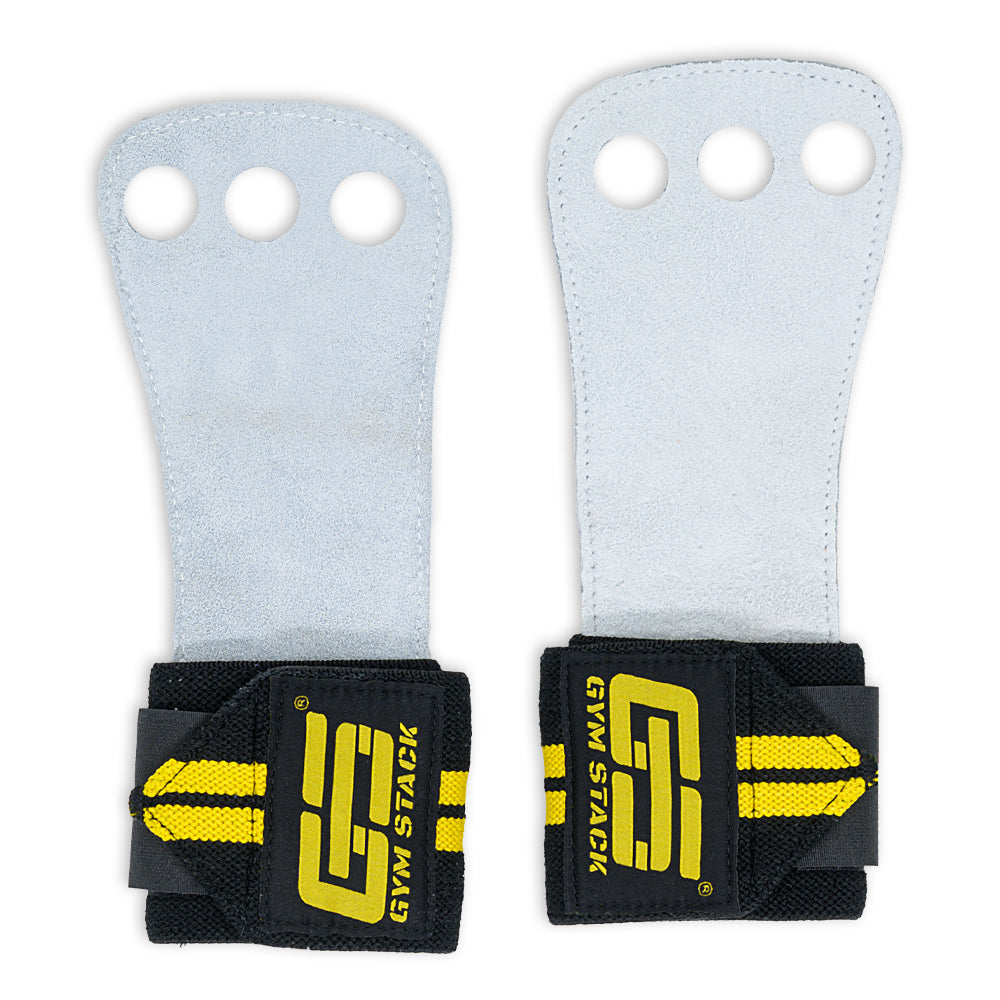 Palmare cu Protecție, Gym Stack, Grip Pad, Elastic Leather