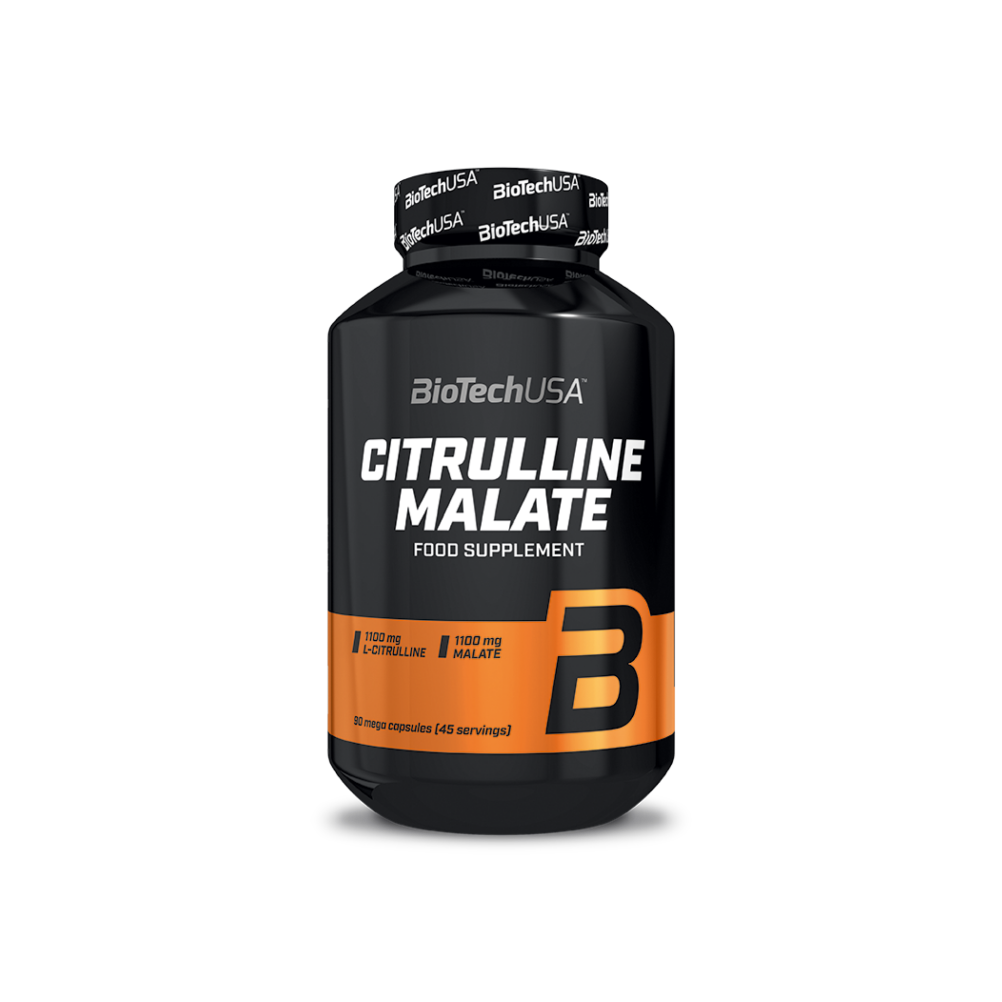 Citrulina Malat, BioTechUSA, Citrulline Malate, 90 Capsule