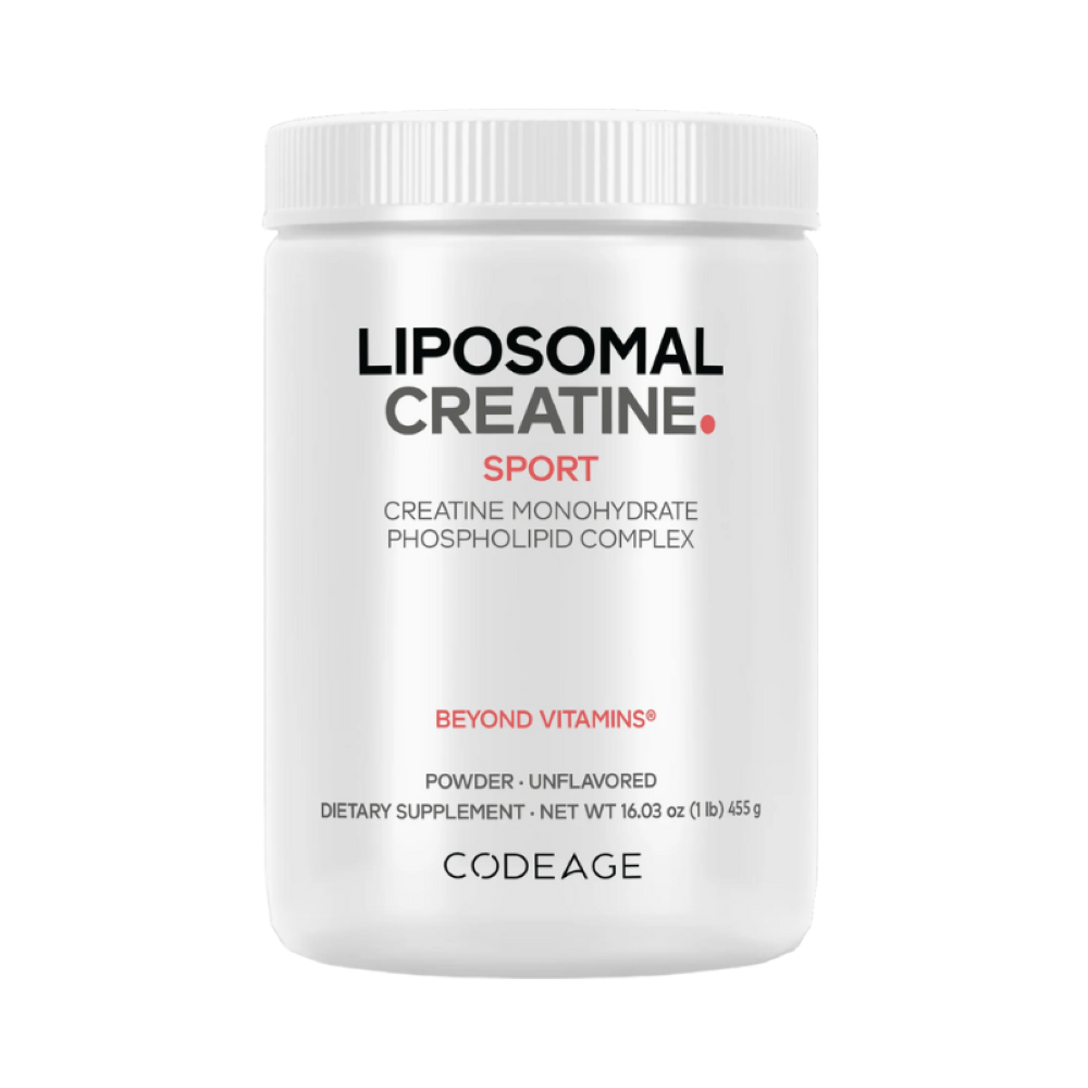 Creatină Monohidrată Lipozomală, CodeAge, Liposomal Creatine Sport, 455g
