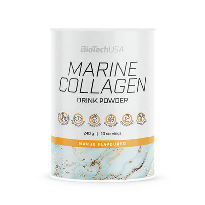Colagen Marin Pudra, BioTechUSA, Marine Collagen, 240g, Mango