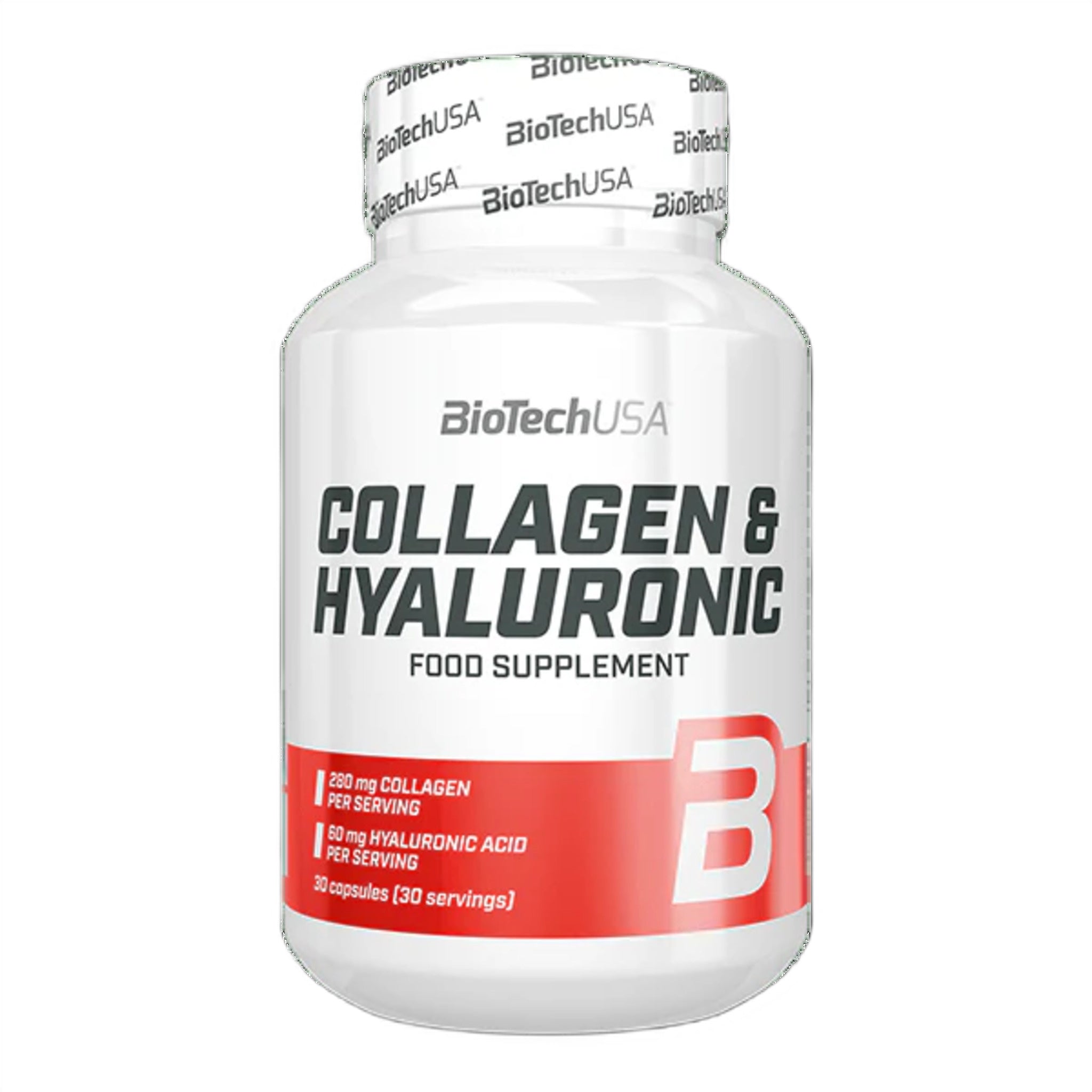 Colagen si Acid Hialuronic, BioTechUSA, Collagen & Hyaluronic, 30 Capsule