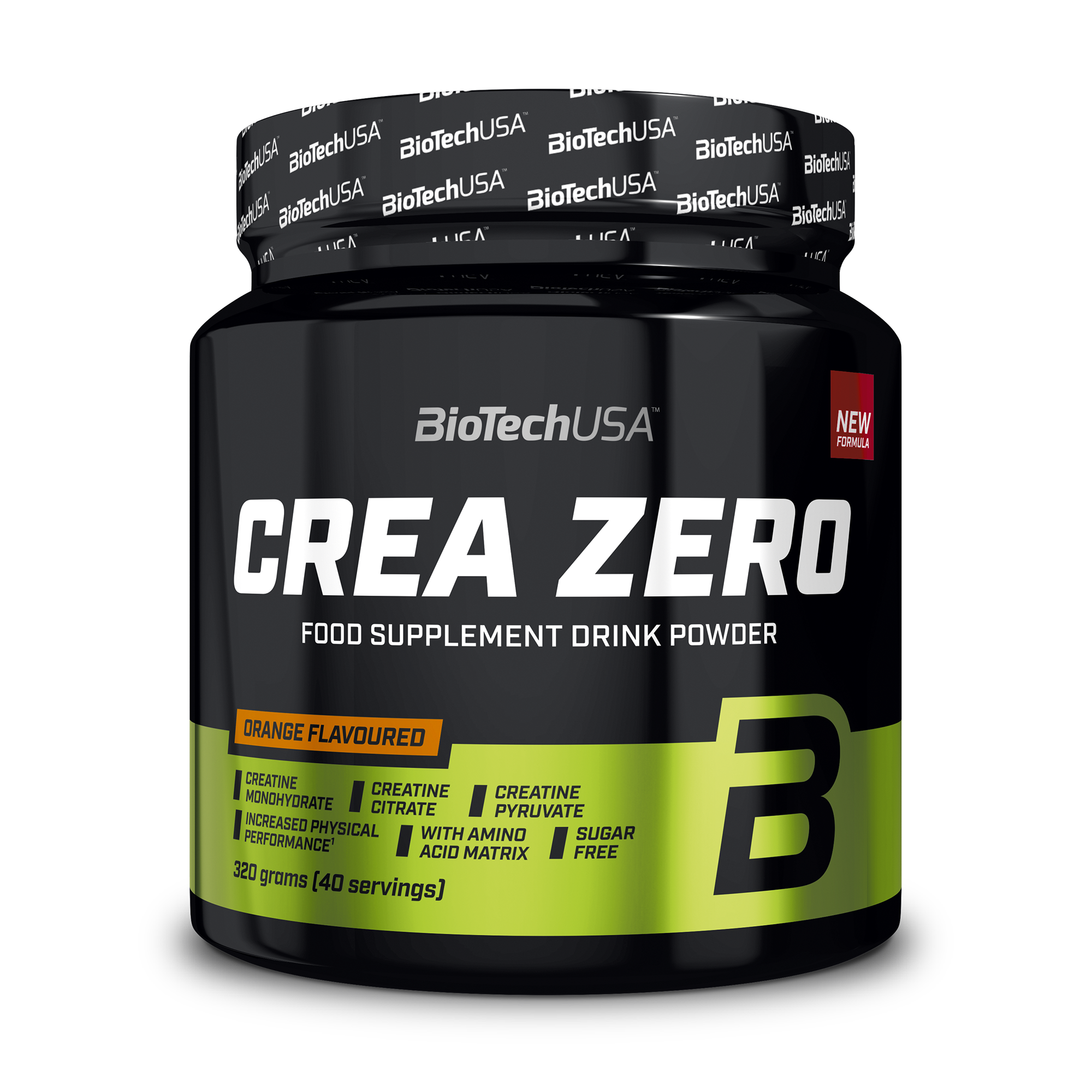 Creatina Zero Zahar, BioTechUSA, Crea Zero, 320g