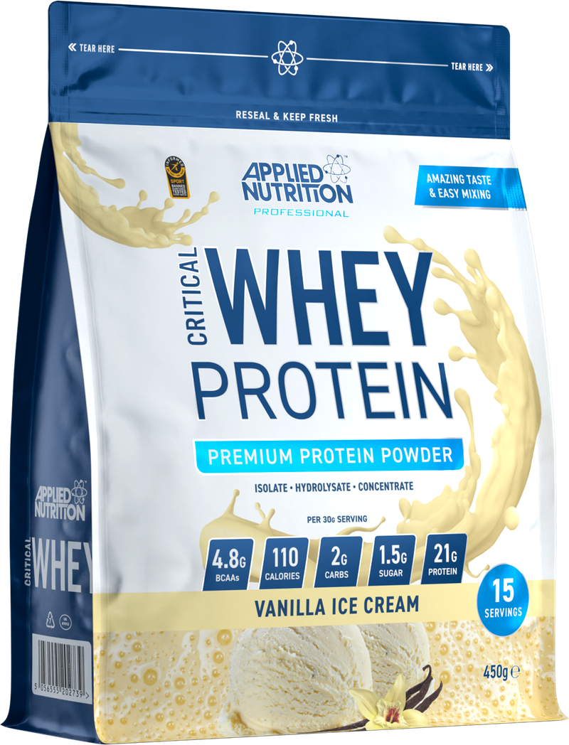 Proteina din Zer, Applied Nutrition, Critical Whey Protein, 450g