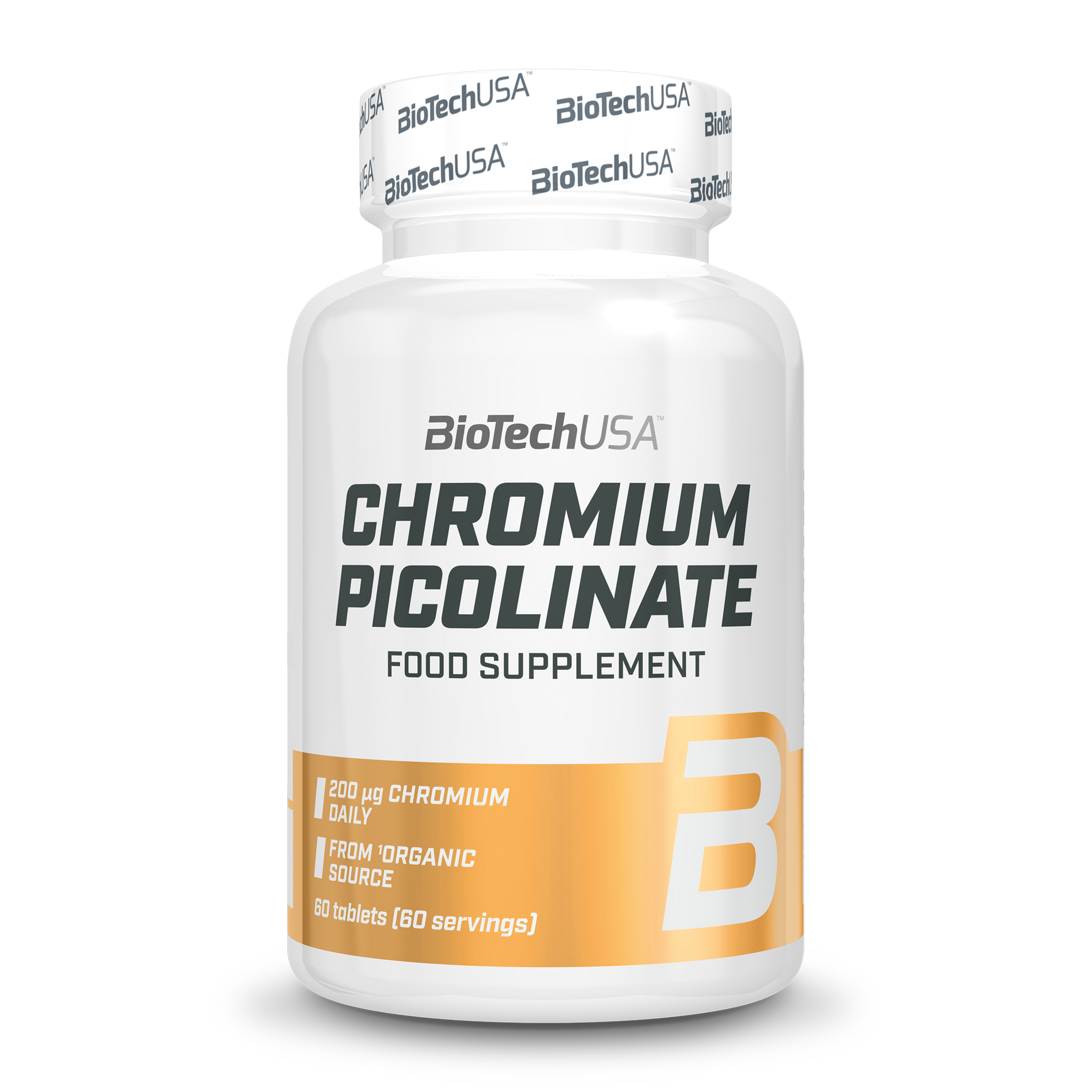 Crom Picolinat, BioTechUSA, Chromium Picolinate, 60 Tablete