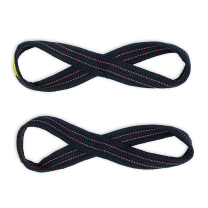 Chingi, Gym Stack, Figure 8 Lifting Straps, Black / Yellow
