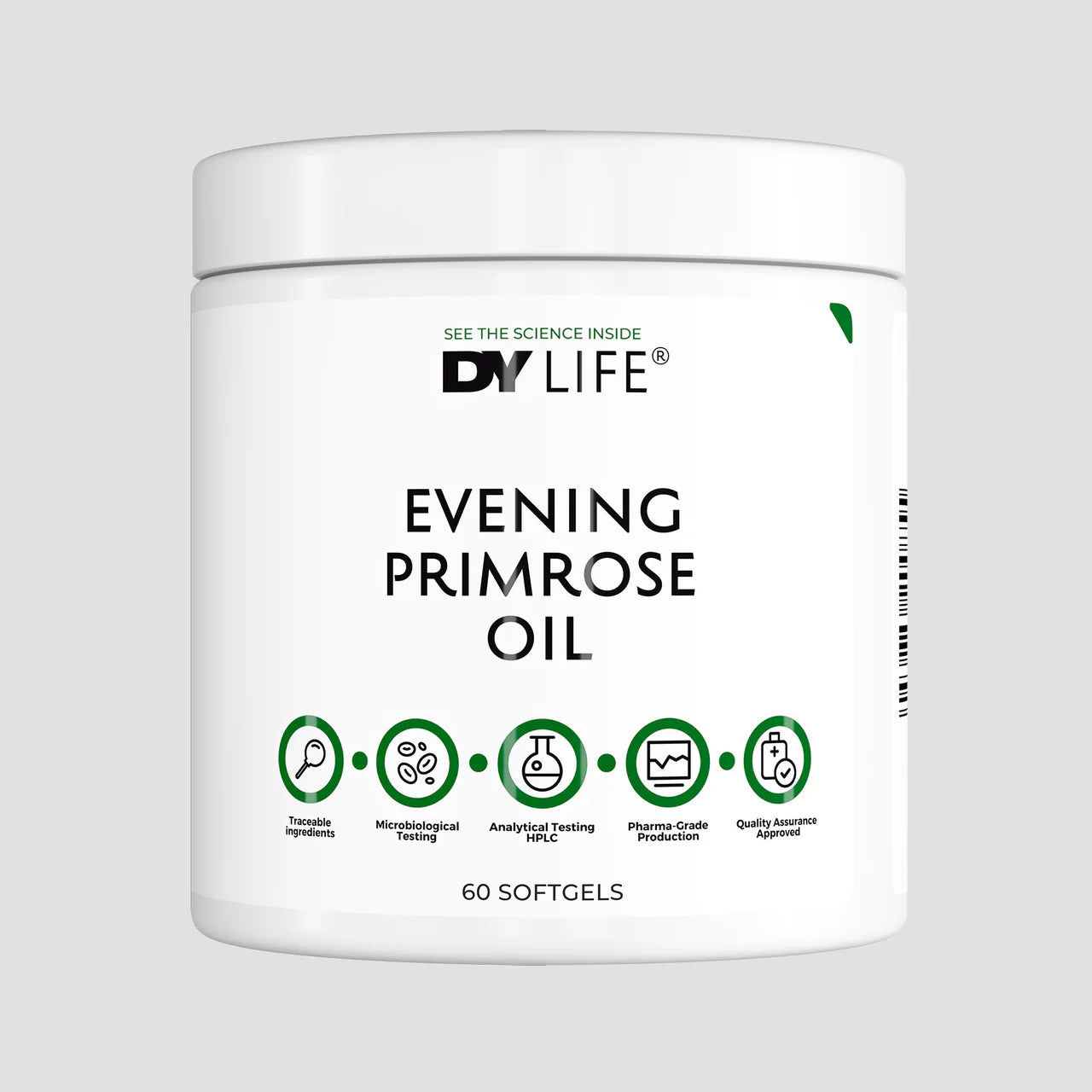 Ulei de Luminița Noptii, DY Nutrition, Evening Primrose Oil DY Life, 60 Softgels