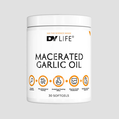 Ulei de Usturoi Macerat, DY Nutrition, Macerated Garlic Oil DY Life, 30 Softgels