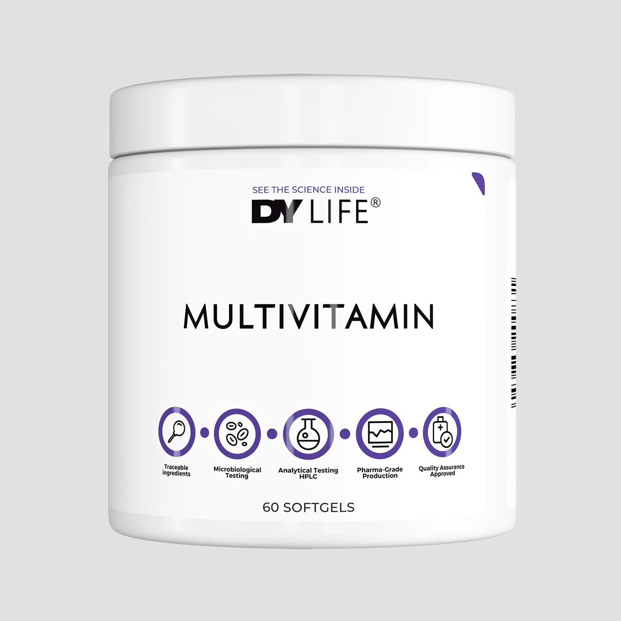 Complex Multivitamine, DY Nutrition, Multivitamin DY Life, 60 Softgels