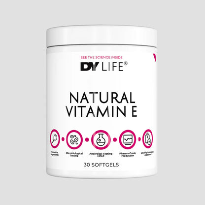 Vitamina E Naturala, DY Nutrition, Natural Vitamin E DY Life, 30 Softgels