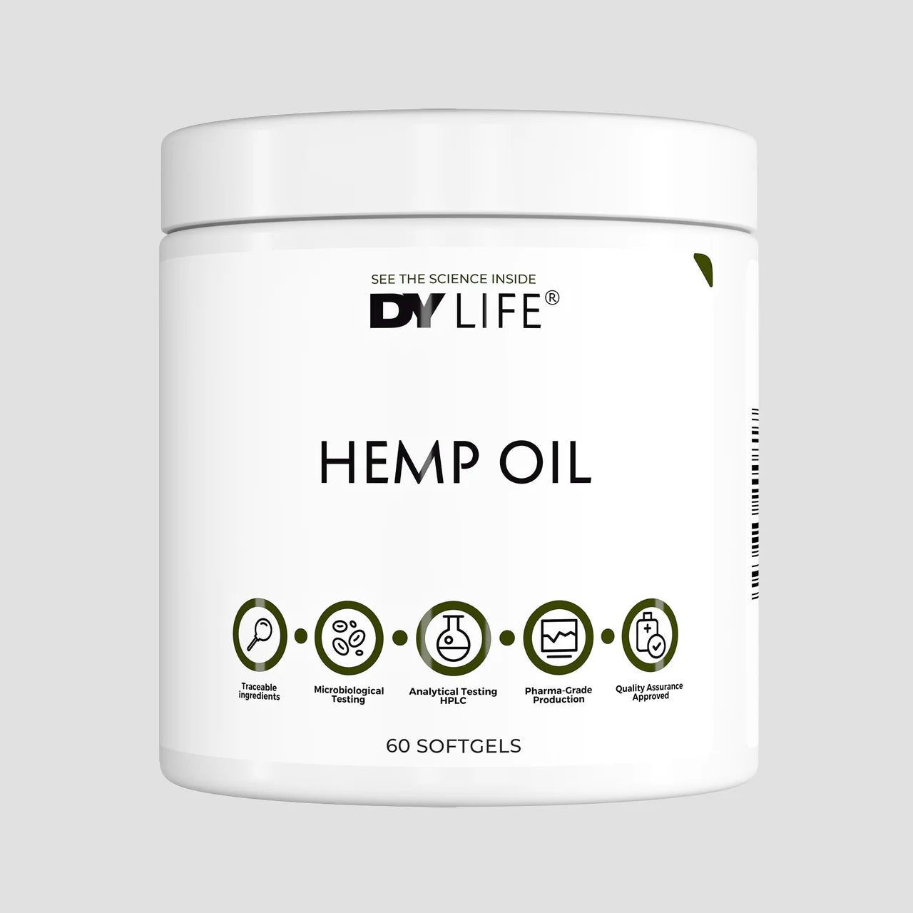 Ulei din Seminte de Canepa, DY Nutrition, Hemp Oil DY Life, 60 Softgels