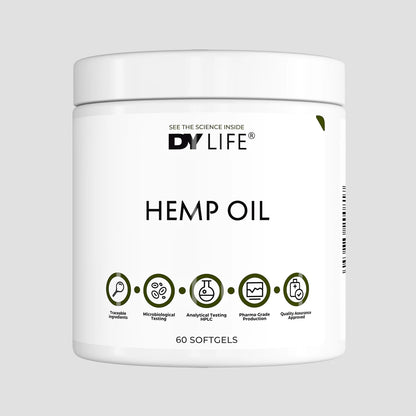 Ulei din Seminte de Canepa, DY Nutrition, Hemp Oil DY Life, 60 Softgels