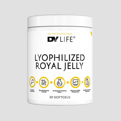 Laptisor de Matca Liofilizat, DY Nutrition, Lyophilized Royal Jelly DY Life, 30 Softgels