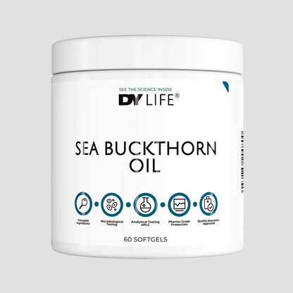 Ulei de Catina, DY Nutrition, Sea Buckthorn Oil DY Life, 60 Softgels
