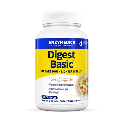 Enzime Digestive, Enzymedica, Digest Basic, 30 Capsule