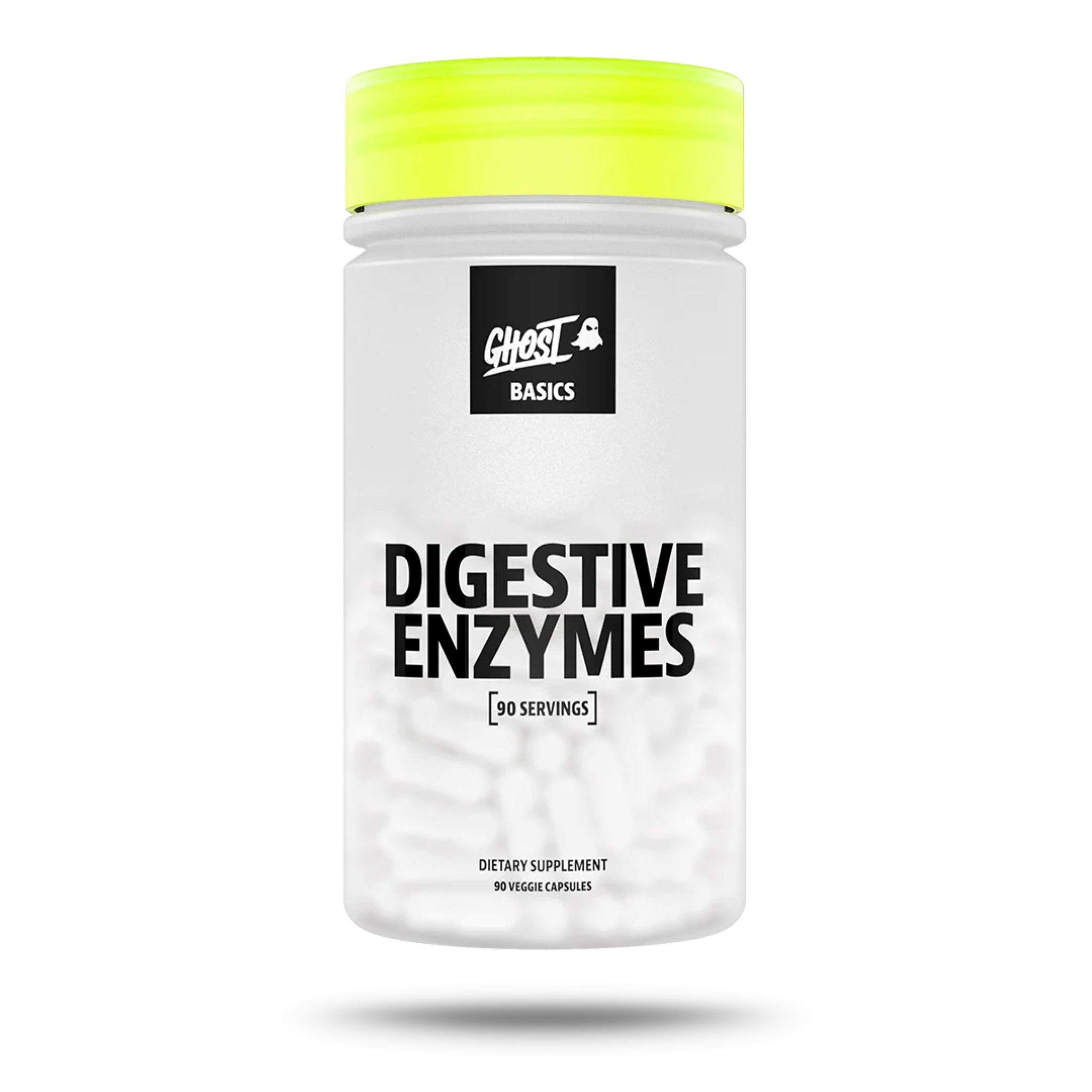 Enzime Digestive, Ghost Basic, Digestive Enzymes, 90 Capsule