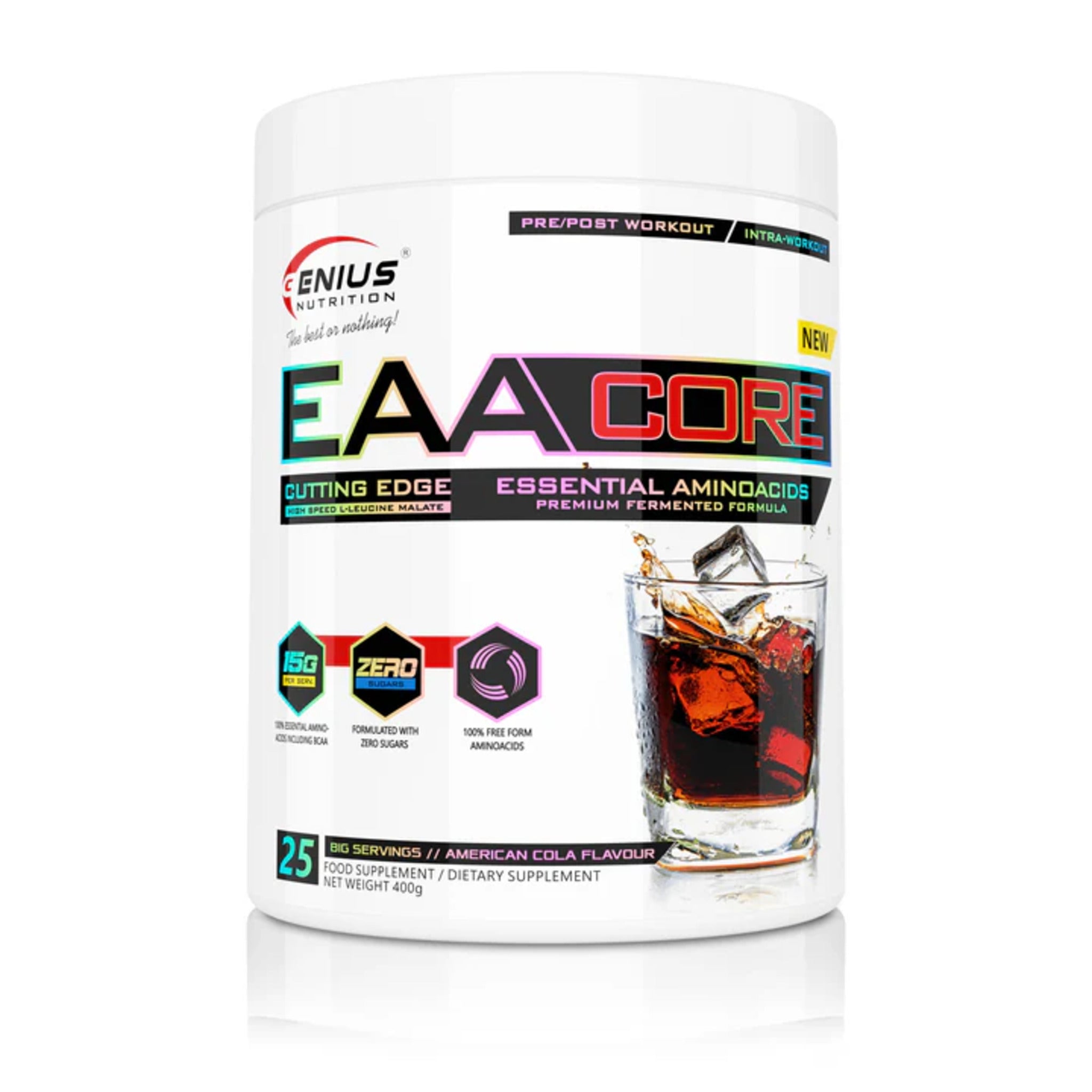 Aminoacizi Esentiali, Genius Nutrition, EAACORE, 400g