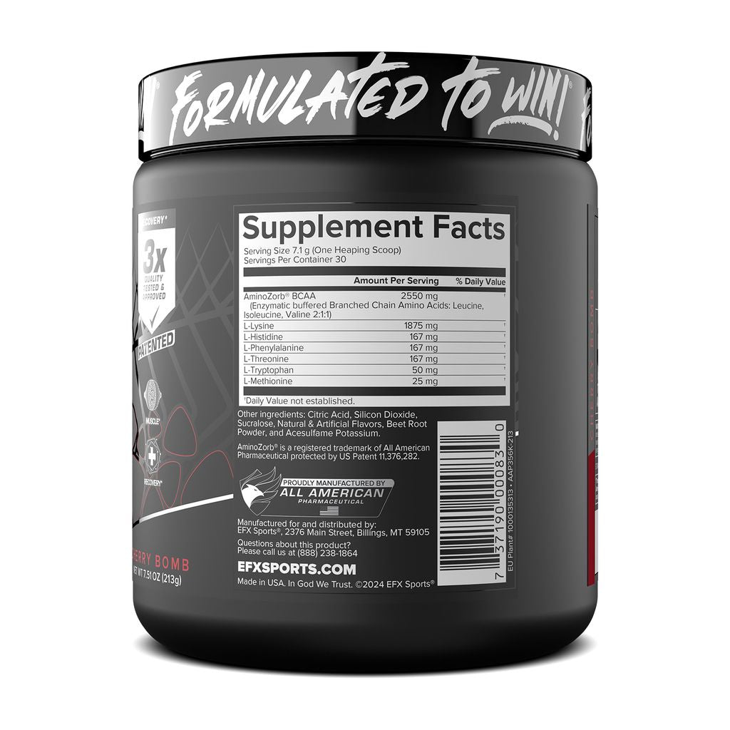 Aminoacizi Esentiali Pudra, EFX Sports, PH-Correct Essential Aminos, 213g