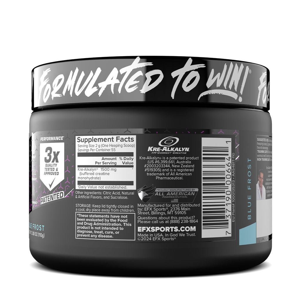 Creatina Kre-Alkalina Pudra, EFX Sports, Kre-Alkalyn Powder
