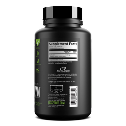 Creatina Kre-Alkalyn, EFX Sports, Kre-Alkalyn, 120 Capsule Vegetale