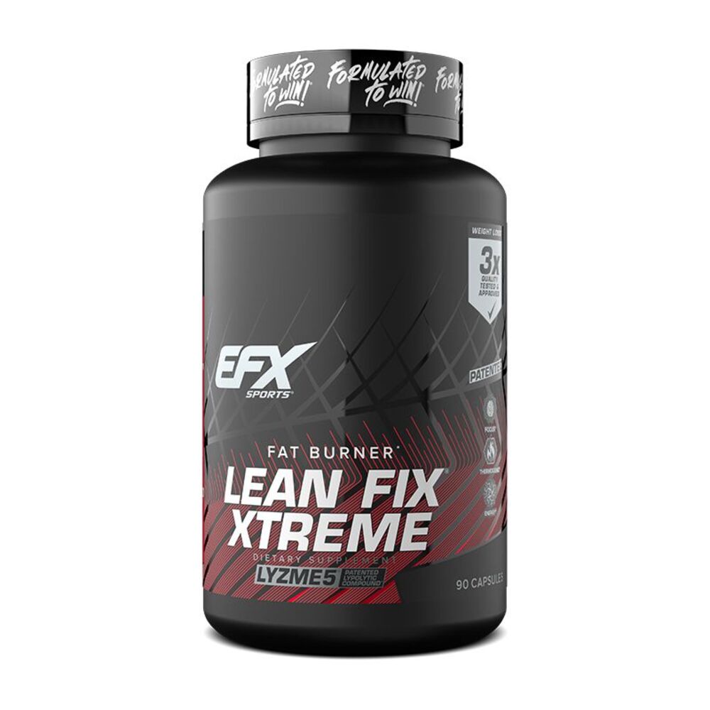Arzator de Grasimi, EFX Sports, Lean Fix Xtreme Fat Burner, 90 Capsule