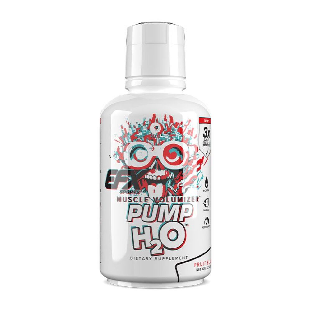 Glicerol Lichid, EFX Sports, Pump H20 Muscle Volumizer, 473ml