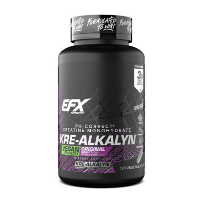 Creatina Kre-Alkalyn, EFX Sports, Kre-Alkalyn, 120 Capsule Vegetale