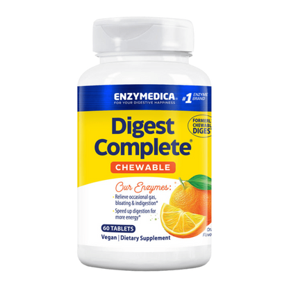 Enzime Digestive, Enzymedica, Digest Complete Chewable, 60 Tablete Masticabile