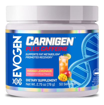 Carnitina plus Cafeina, Evogen, Carnigen Plus Caffeine, 50 Servings