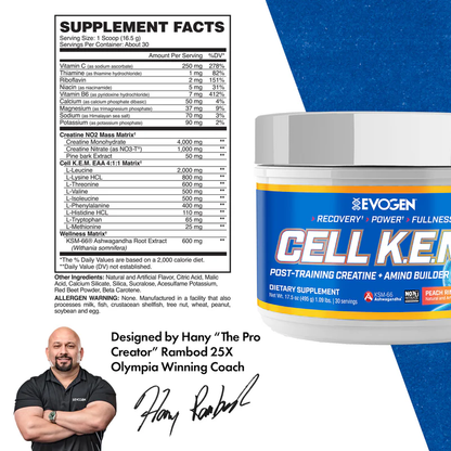 Complex Aminoacizi, Evogen, Cell K.E.M. PR, Post Training Amino Builder, 378g
